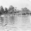 High water at teh swim pavillion in 1925.